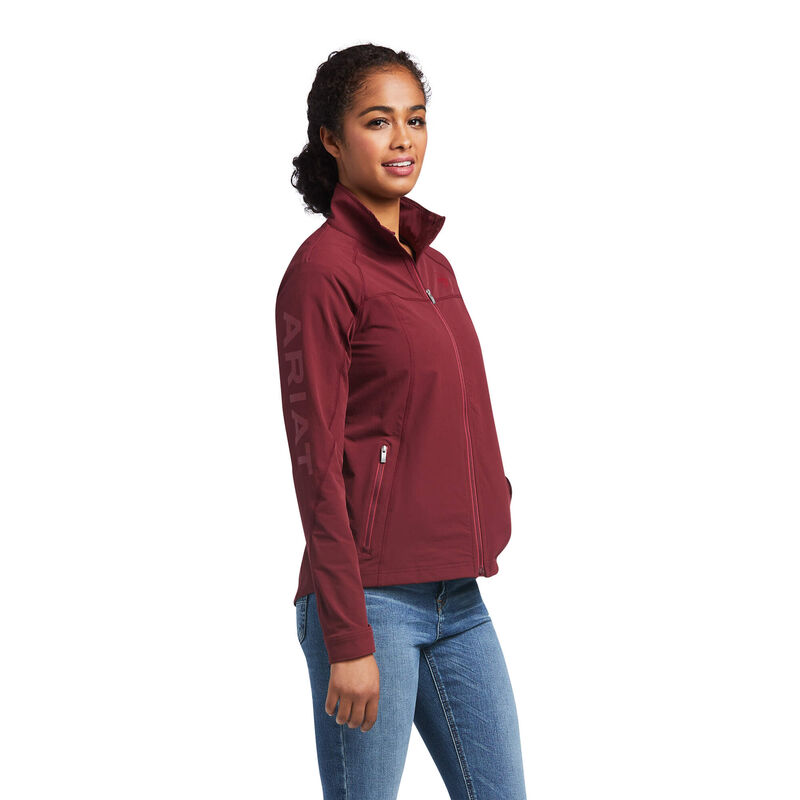 Chaqueta Ariat Agile Softshell Rojas Oscuro Mujer - Chile 275-SCEOQV